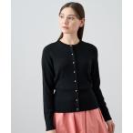 カーディガン メリノウールクルー カーディガン レディース
