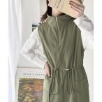 ワンピース 「Javaジャバコラボ」大人の高見えitem。ハーフジップドロストワンピース