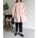 ショッピングポンチョ ポンチョ スタンドネックシャギーポンチョコート レディース