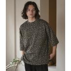 ショッピングモード tシャツ Tシャツ メンズ Various big T-shirts -leopard- / バリアスビッグTシャツ -レオパード-