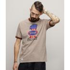 tシャツ Tシャツ メンズ Schott/ショット/HEATHER TRIM T-SHIRT”NO.1 AMERICAN”/ヘザートリムTシャツ ”ナ