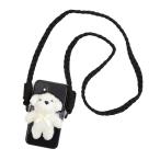 スマホケース an meets zakka イヌのぬいぐるみスマホショルダー