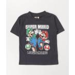 tシャツ Tシャツ キッズ スーパーマリオ / SUPER MARIO KIDS キノコワッペン Tシャツ