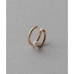 ショッピングイヤーカフ イヤーカフ K10YG パール ピークカフ レディース