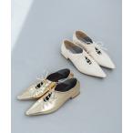 パンプス 一部WEB限定カラー「EVOL」ソフトポインテッドレースアップパンプス IW5346