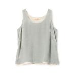 タンクトップ ノースリーブ レーヨンキュプラ ベルベット タンクブラウス レディース