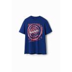 tシャツ スパイラル&メッセージ Tシャツ メンズ