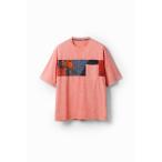 tシャツ インドモチーフ パッチワーク Tシャツ メンズ