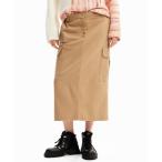 スカート カーゴ ミディスカート