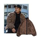 ブルゾン アウター レオパードボアブルゾン メンズ
