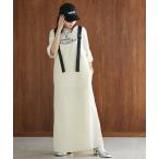 ワンピース 「洗える」バイカラージャンパースカート