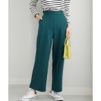 パンツ ぐんぐん伸びてラク！ジャカードパンツ股下６３cm レディース