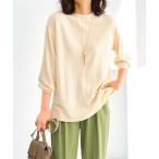 ショッピングベルーナ ニット セーター ふんわり袖カシミヤタッチプルオーバー レディース