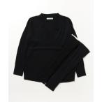 ニット セーター MARECHAL TERRE（マルシャルテル) アームウォーマー付きVネックニット レディース