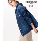 ジャケット Gジャン レディース 「Oggi4月号掲載/RED CARD TOKYO×23区」オーバーサイズ デニム ジャケット