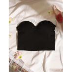 インナーシャツ 肌着 カップ付きチューブトップ レディース