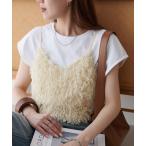 ブラウス シャツ 「WEB限定」テープヤーンキャミ レディース