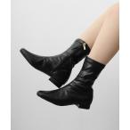ブーツ LIBERTYDOLL ローヒール ストレッチミドルブーツ レディース