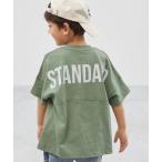 キッズ tシャツ Tシャツ STANDARD バックロゴプリント 半袖Tシャツ