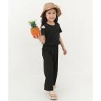 セットアップ 「セットアップ」肩開きトップス&ワイドパンツ キッズ 子供服 女の子