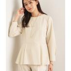 ショッピングセレモニー ブラウス シャツ 「洗える／SETUP可能／セレモニー」ペプラムブラウス レディース