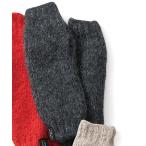 アームカバー リブ　イン　コンフォート　はまじとコラボ　かわいく手首をあたためよう！サッとつけられるショートアームウォーマー レディース