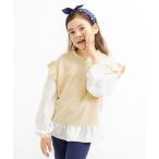 レイヤード風 肩フリルトップス キッズ 子供服 女の子
