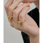 指輪 レディース 「金属アレルギー対応」Heart pinky ring/ハートピンキーリング