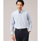 メンズ 「ON/OFF兼用」日本製 オックス ストライプ ボタンダウンシャツ