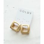 ピアス レディース 「GOLDY」スクエ