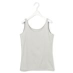 タンクトップ ノースリーブ 「洗える」 コットンリヨセルスムース タンクトップ レディース