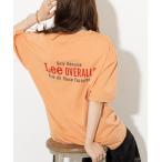 ショッピングlee 「Lee」 半袖Tシャツ「Discoatコラボ」 SMALL オレンジ レディース