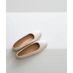 パンプス アーモンドトゥ　フラットパンプス