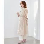 トレンチコート コート チュールレイヤードトレンチコート レディース