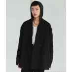 ショッピングJACKET ジャケット テーラードジャケット メンズ Oversized double-breasted jacket/オーバーサイズダブルブレストストレートジャ