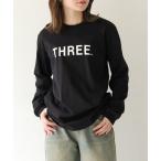 tシャツ 「shemoshelly」WEB限定THREEロゴロンT レディース
