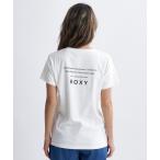 ショッピングロキシー tシャツ Tシャツ レディース POWER OF WOMEN/ロキシーシンプルブランドロゴプリントスタンダード半袖カットソー