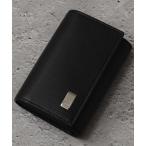 キーケース 「DUNHILL/ダンヒル」本革 ロゴ刻印メタルプレート キーケース