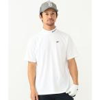 スウェット メンズ 「MEN」BEAMS GOLF ORANGE LABEL / ワンポイント モックネックシャツ