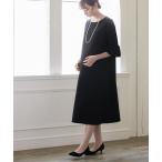  maternity lady's georgette flair sleeve smooth One-piece dress ( maternity /.. clothes production front * postpartum correspondence * formal One-piece *oke- John do