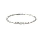 ブレスレット マガダマ カットビーンズ チェーン ブレスレット L/メンズ/レディース/ユニセックス/SILVER925 メンズ レディース
