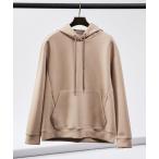 パーカー 「バックプリーツ」スムースジャージー フーディ メンズ レディース