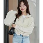 カーディガン WEGO/「人気すぎて再入荷！」ダブルジップショートカーデ レディース