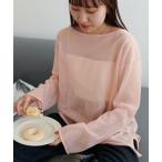 ショッピングカラー tシャツ Tシャツ レディース 「新色追加」2WAYワンショルシアープルオーバー「WEB限定カラーあり」