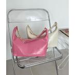 ショルダーバッグ バッグ リンクルエナメルワイドワンショルダー＆クラッチバッグ レディース