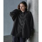 シャツ ブラウス 「SERACE」Oversize vintage denim shirt jacket / オーバーサイズヴィンテージデニムシャツジ