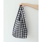 エコバッグ ギンガムチェック P刺繍エコバッグ