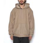 パーカー GRID FLEECE LINED F/Z PARKS メンズ レディース