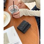 財布 キルティング三つ折りウォレット レディース