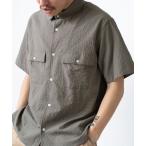 ショッピング半袖シャツ シャツ ブラウス メンズ ＵＬシアサッカー半袖シャツ